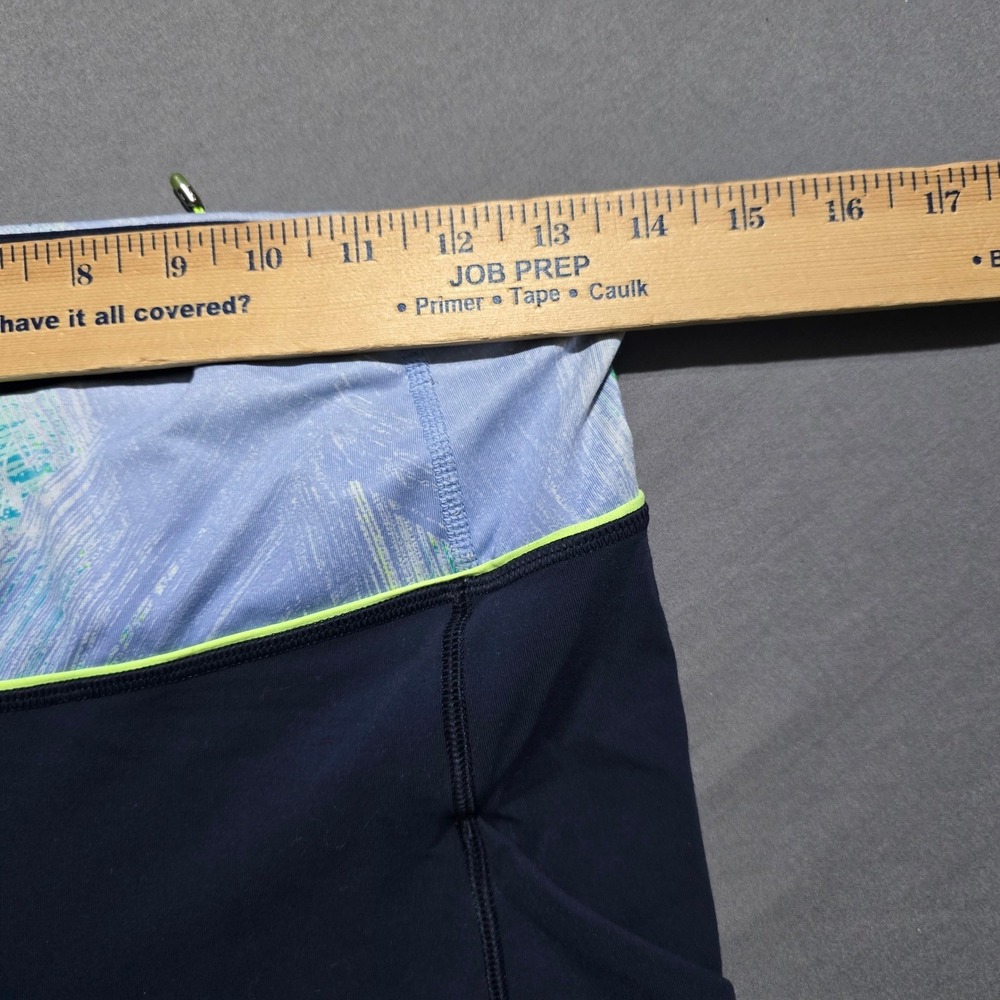 Lululemon Leggings‎ Womens 6 Blue Ruched Tight High Rise Athletic Yoga Pants - Picture 5 of 7